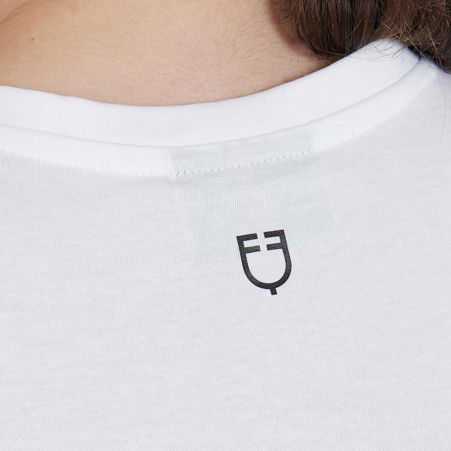 Women's slim fit t-shirt with contrasting writing