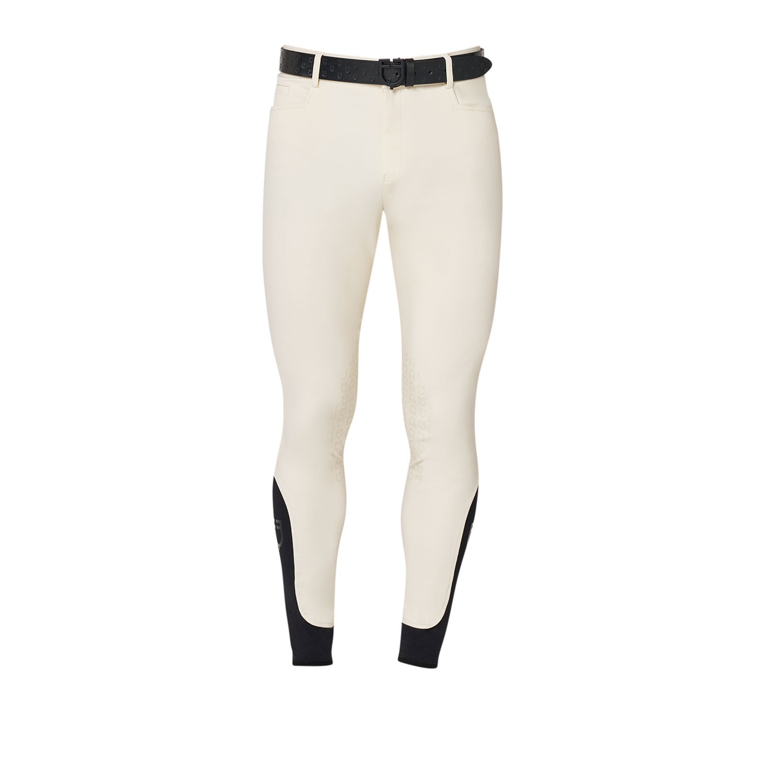 Equestro Men's slim fit grip breeches with logo