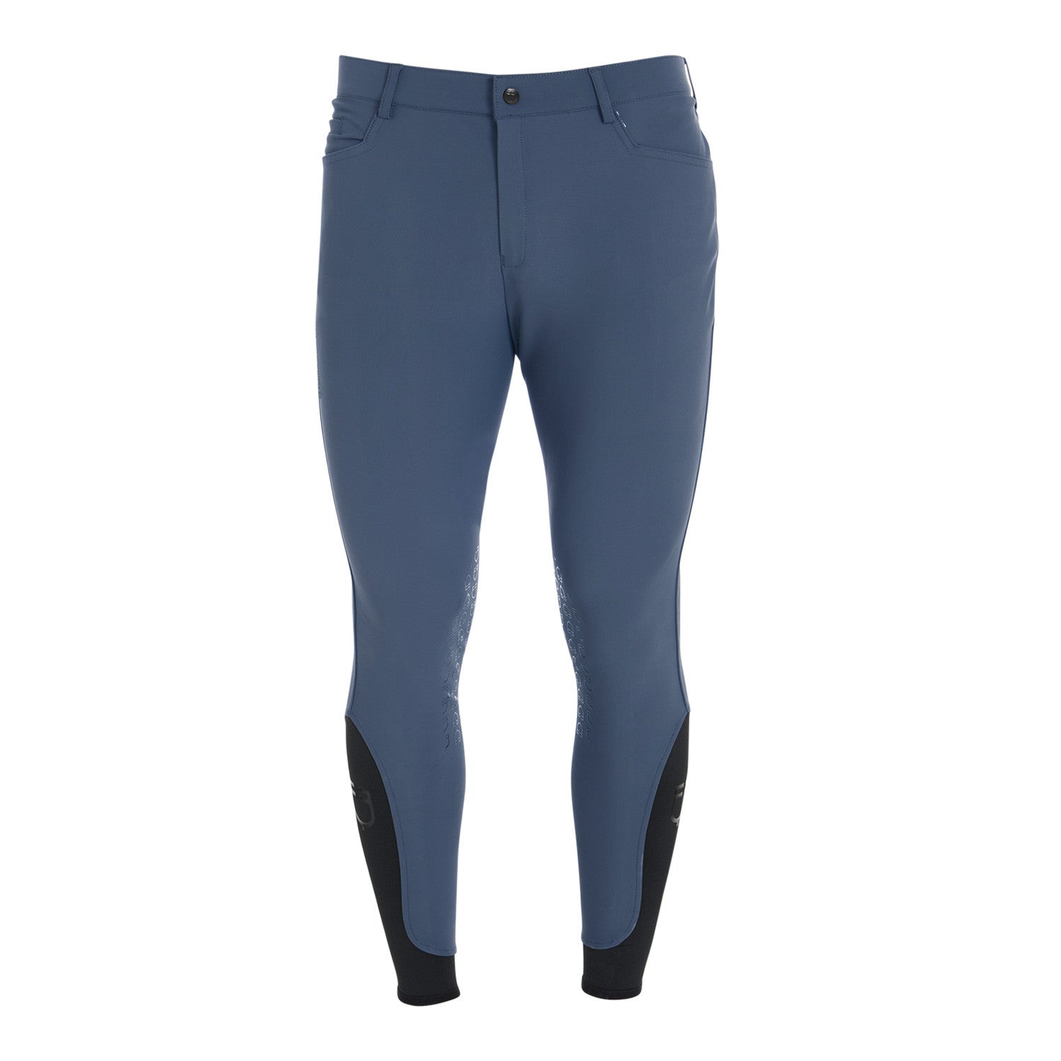 Equestro Men's slim fit grip breeches with logo