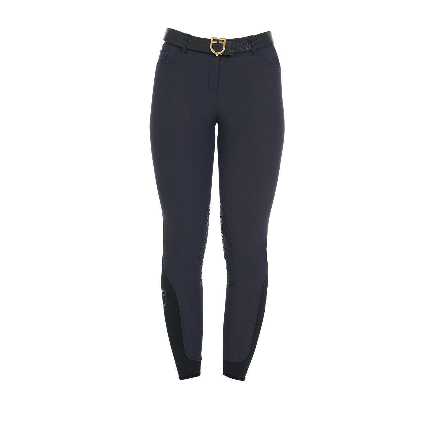 Women's slim fit grip breeches with logo