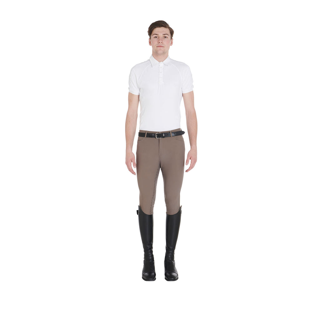 Men's slim fit full grip breeches