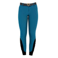 Equestro FW25 Full Grip Breeches - Blue Coral
