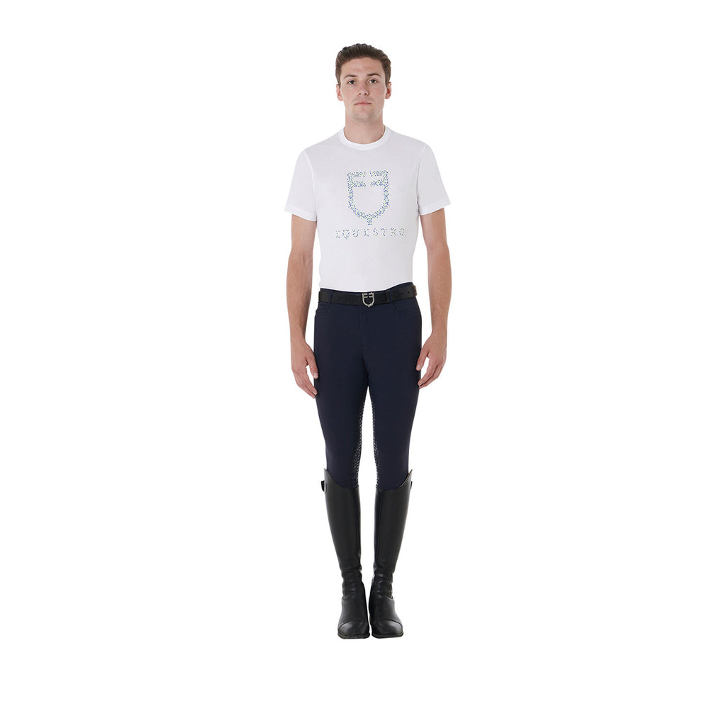 Men's full grip breeches in technical fabric