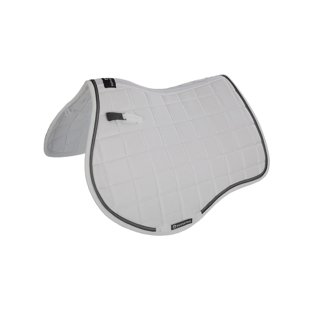 Jumping saddle pad in breathable technical fabric
