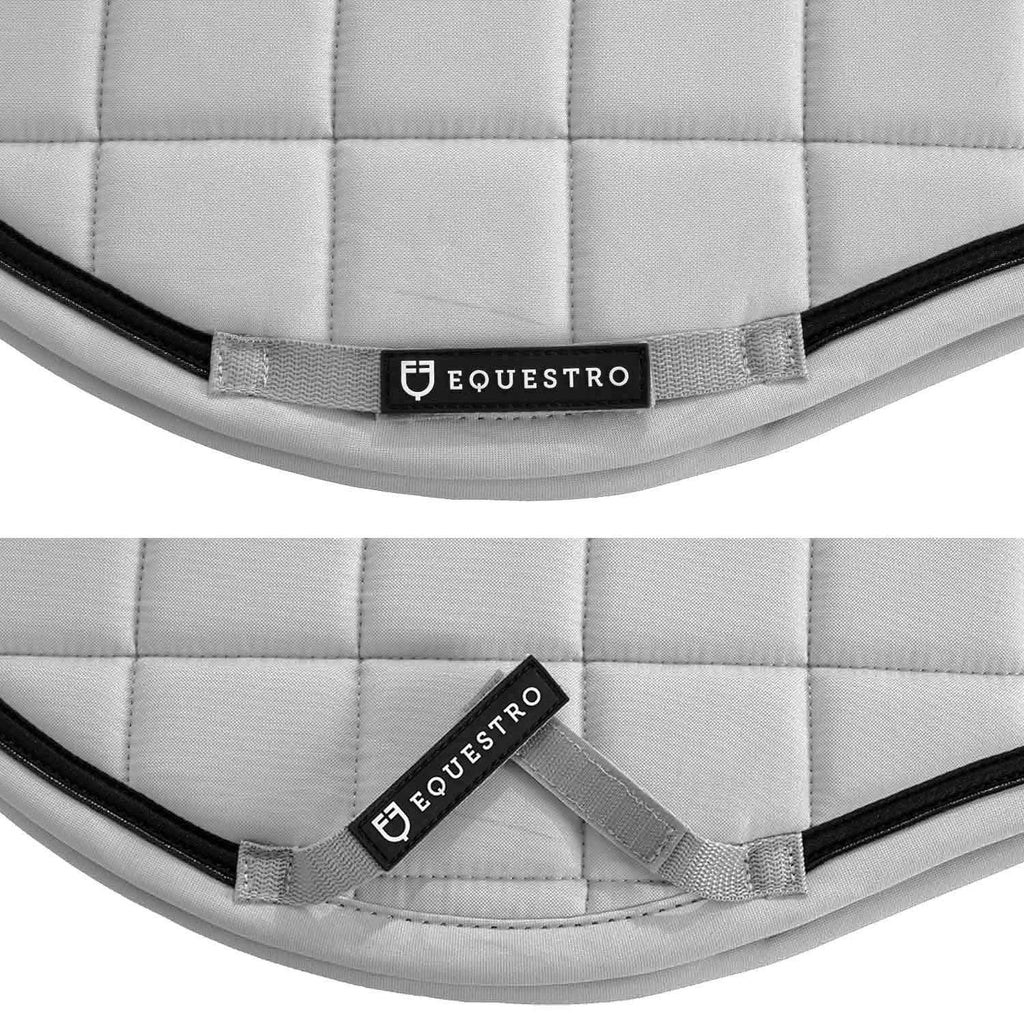Jumping saddle pad in breathable technical fabric