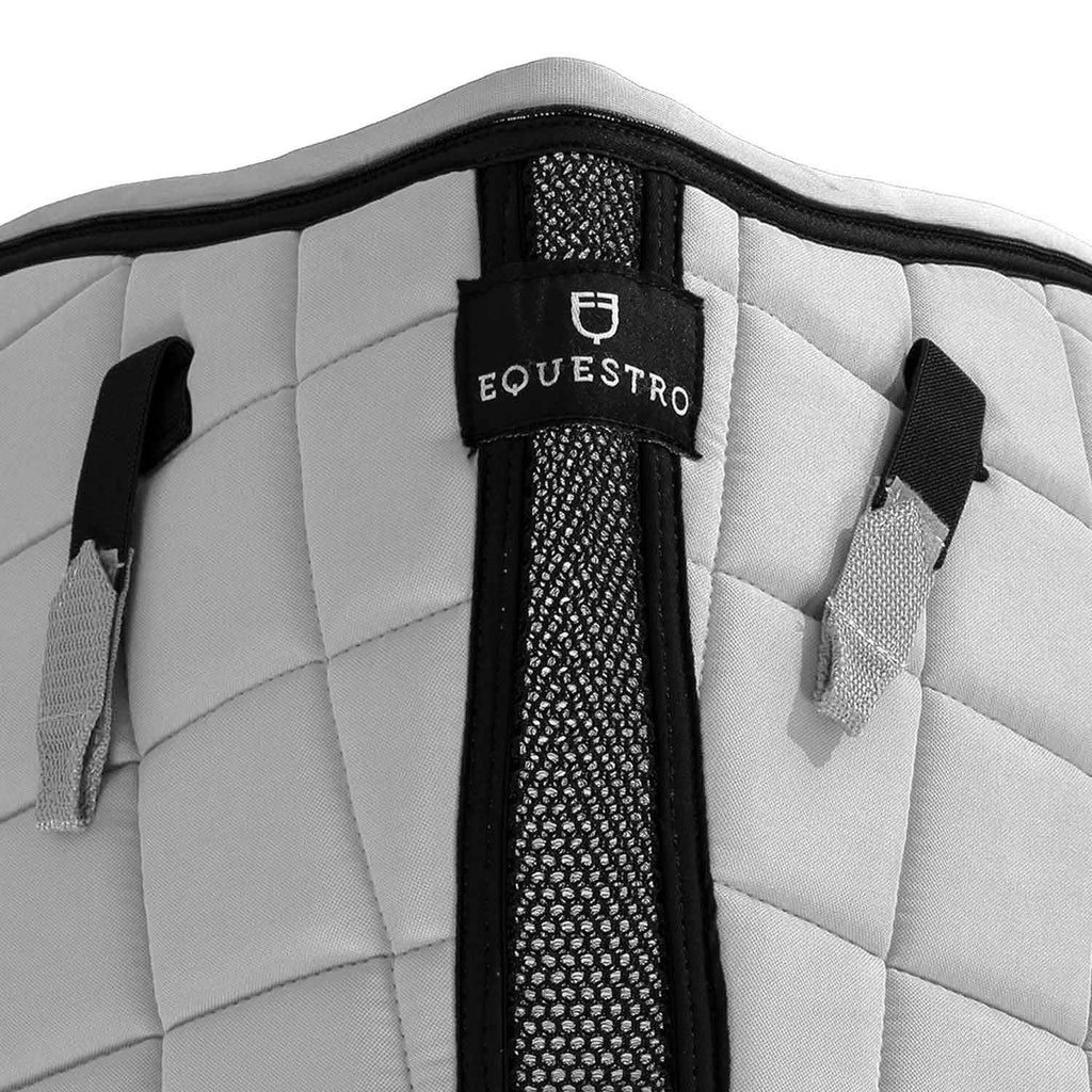 Jumping saddle pad in breathable technical fabric
