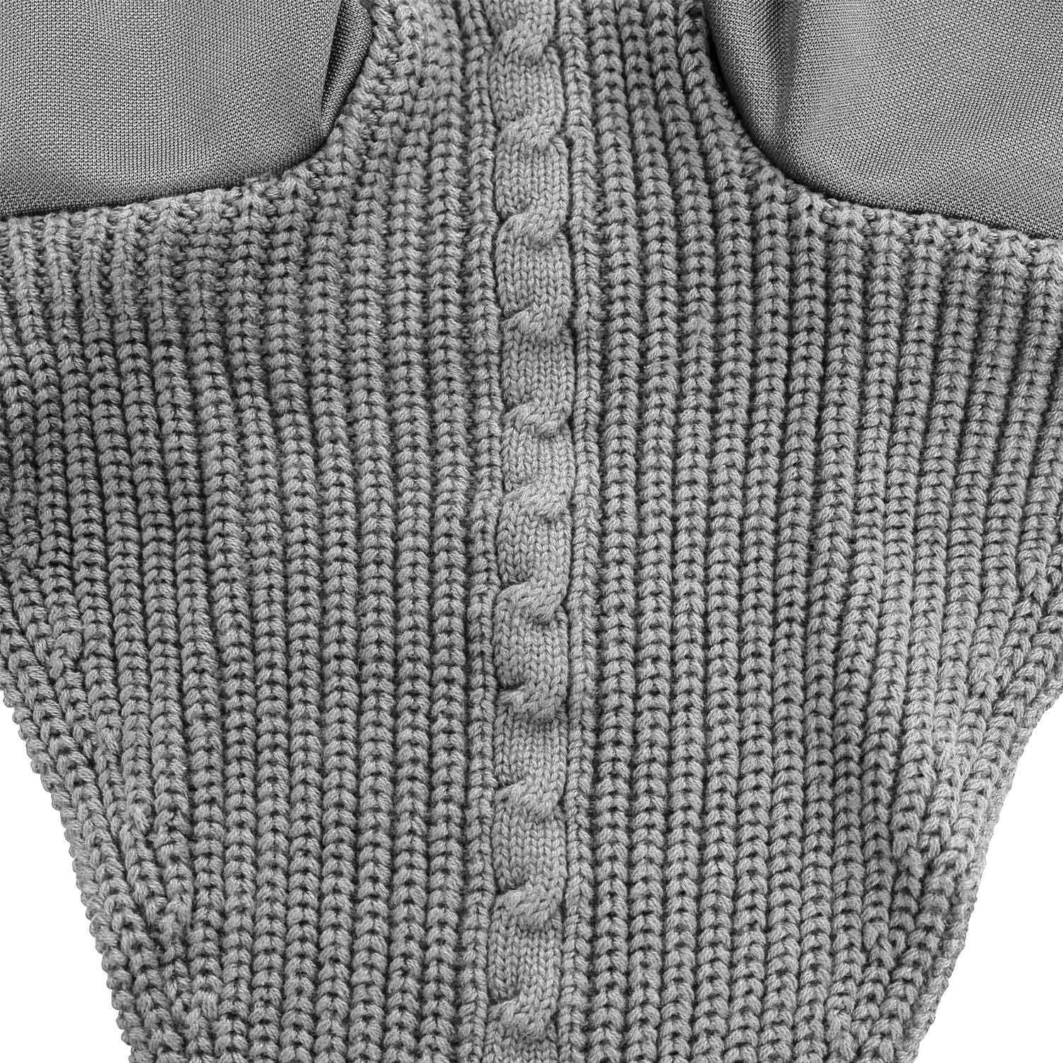 Meshing fly veil with drawstring at the noseband