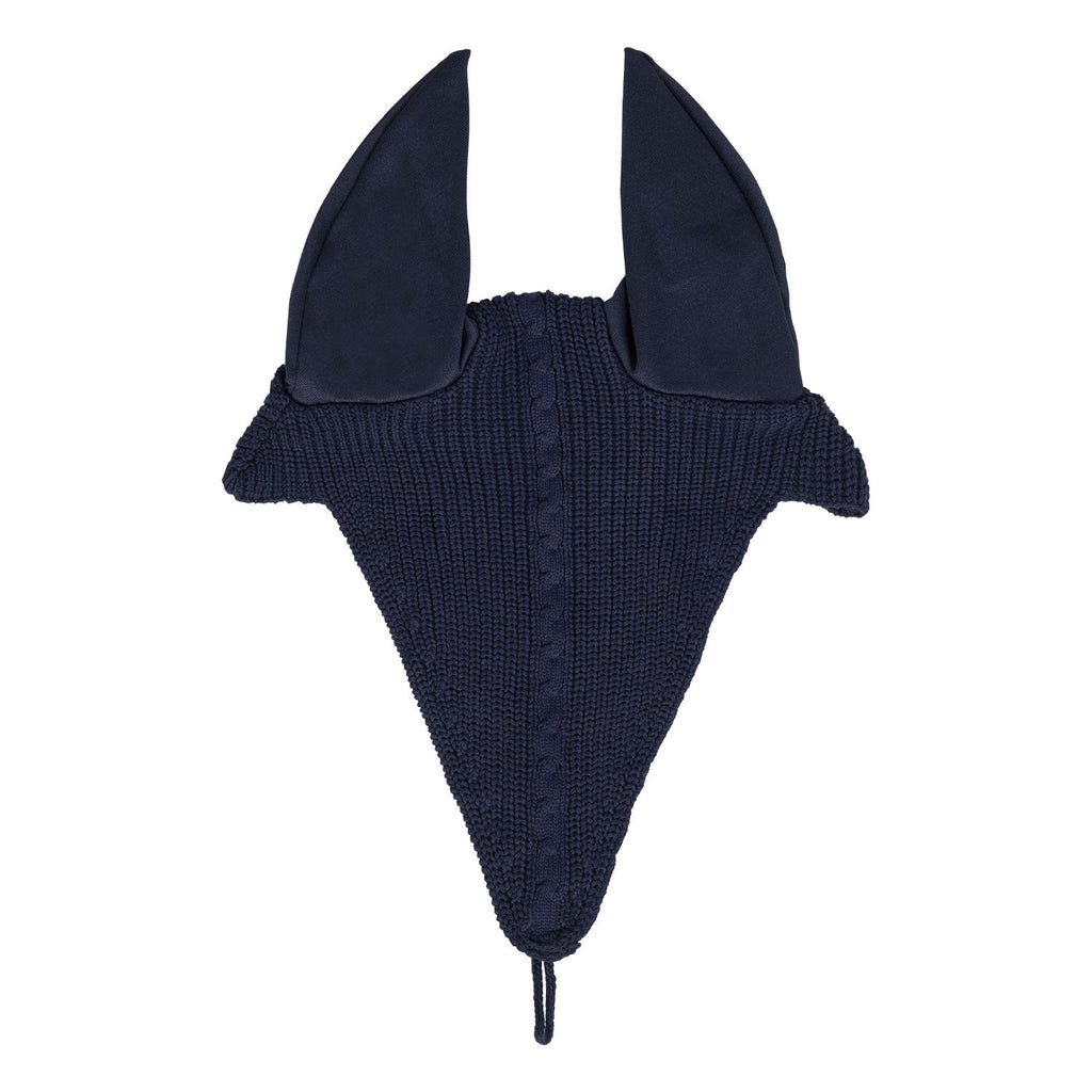 Meshing fly veil with drawstring at the noseband