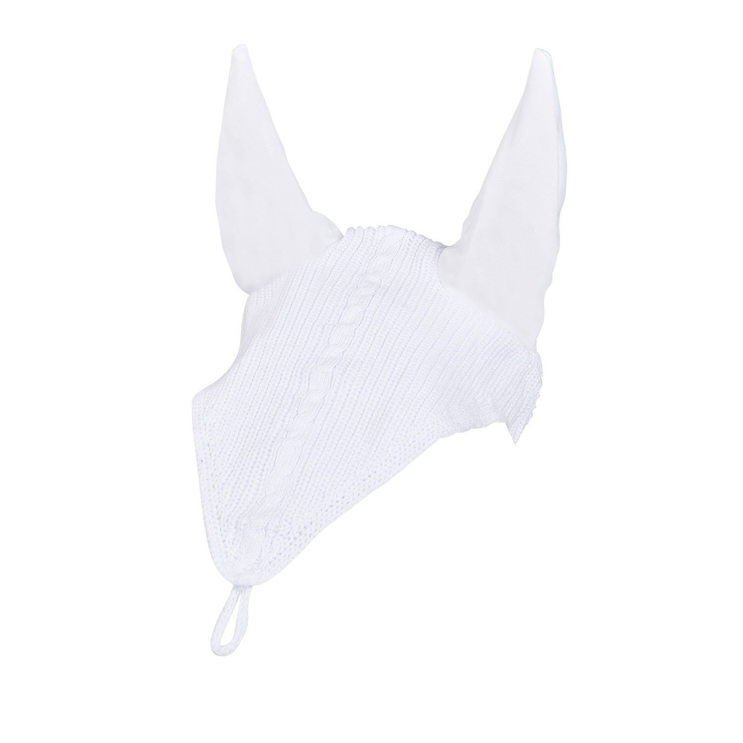Equestro Meshing fly veil with drawstring at the noseband