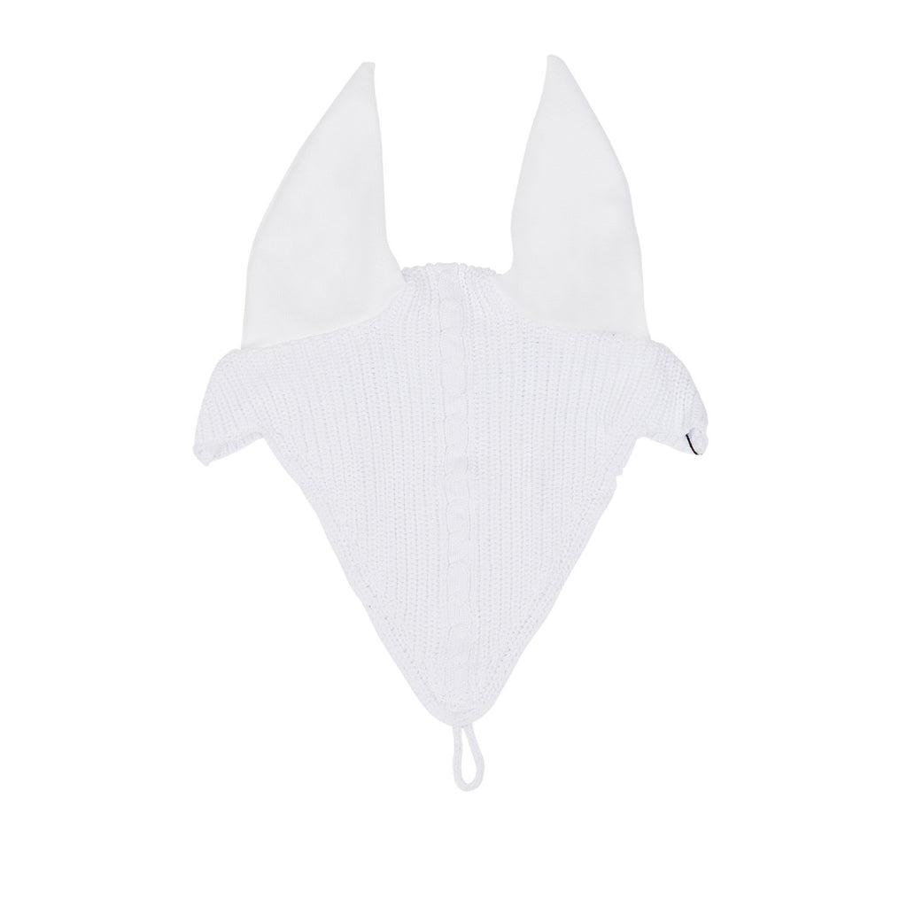 Meshing fly veil with drawstring at the noseband