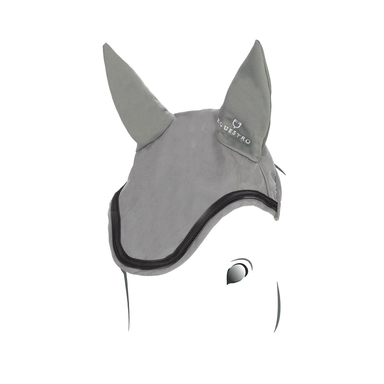 Fly veil in stretch technical fabric with logo