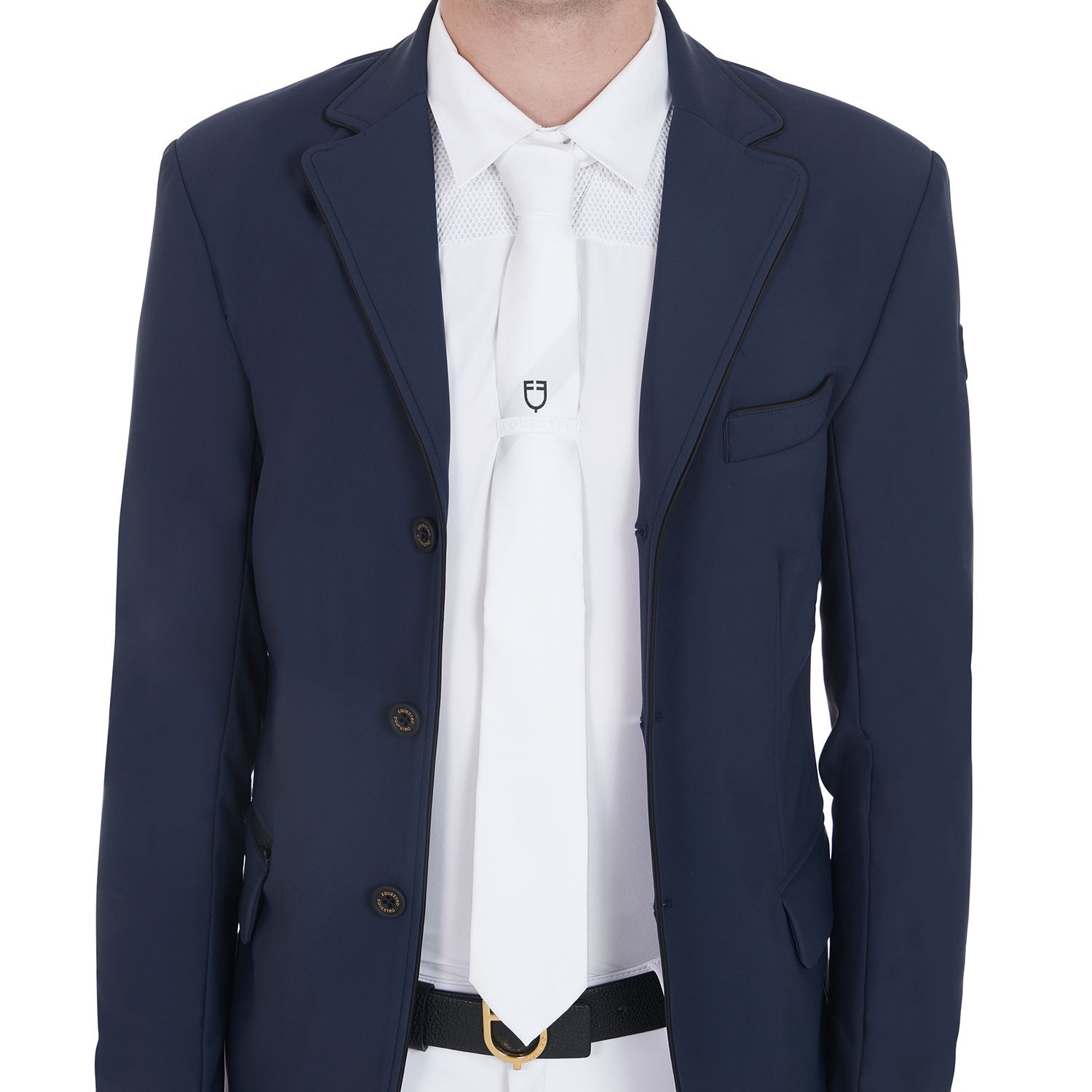 Competition tie with embroidered logo