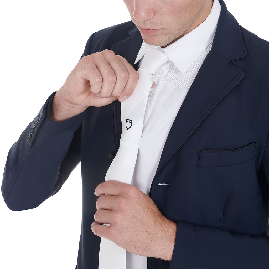 Competition tie with embroidered logo