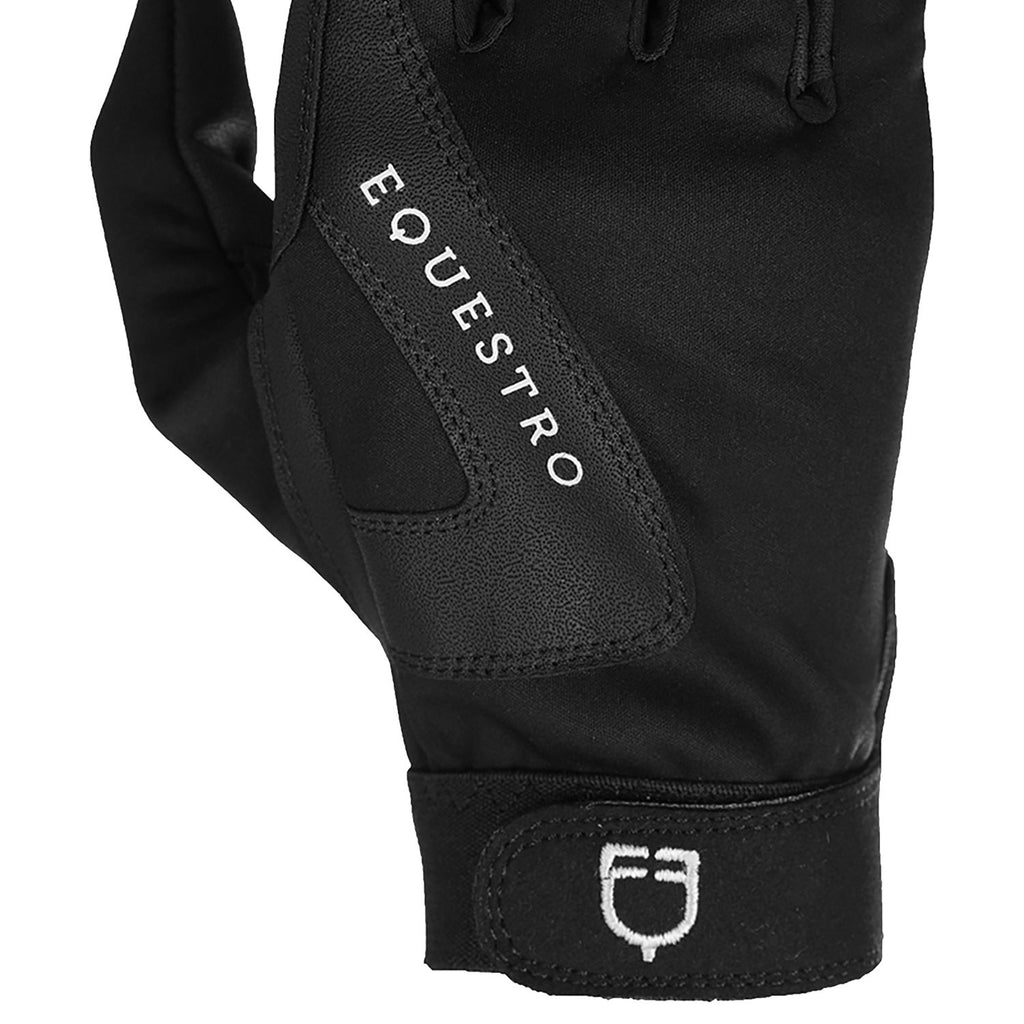 Technical fabric gloves with fleece lining