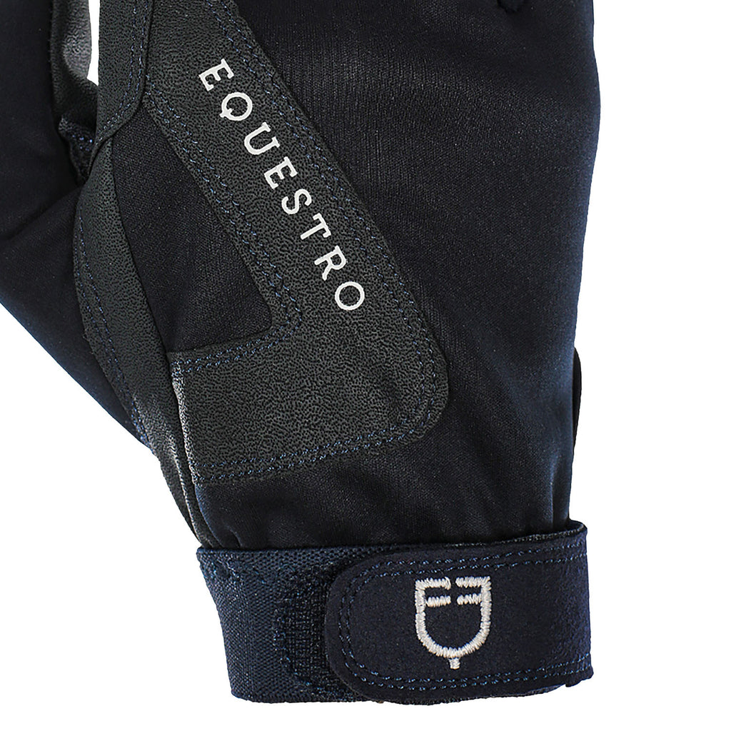 Technical fabric gloves with fleece lining