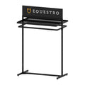 Black steel clothing/accessory display L1000xW400xH1600 mm