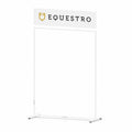 White steel clothing rack L1000xW400xH1600 mm