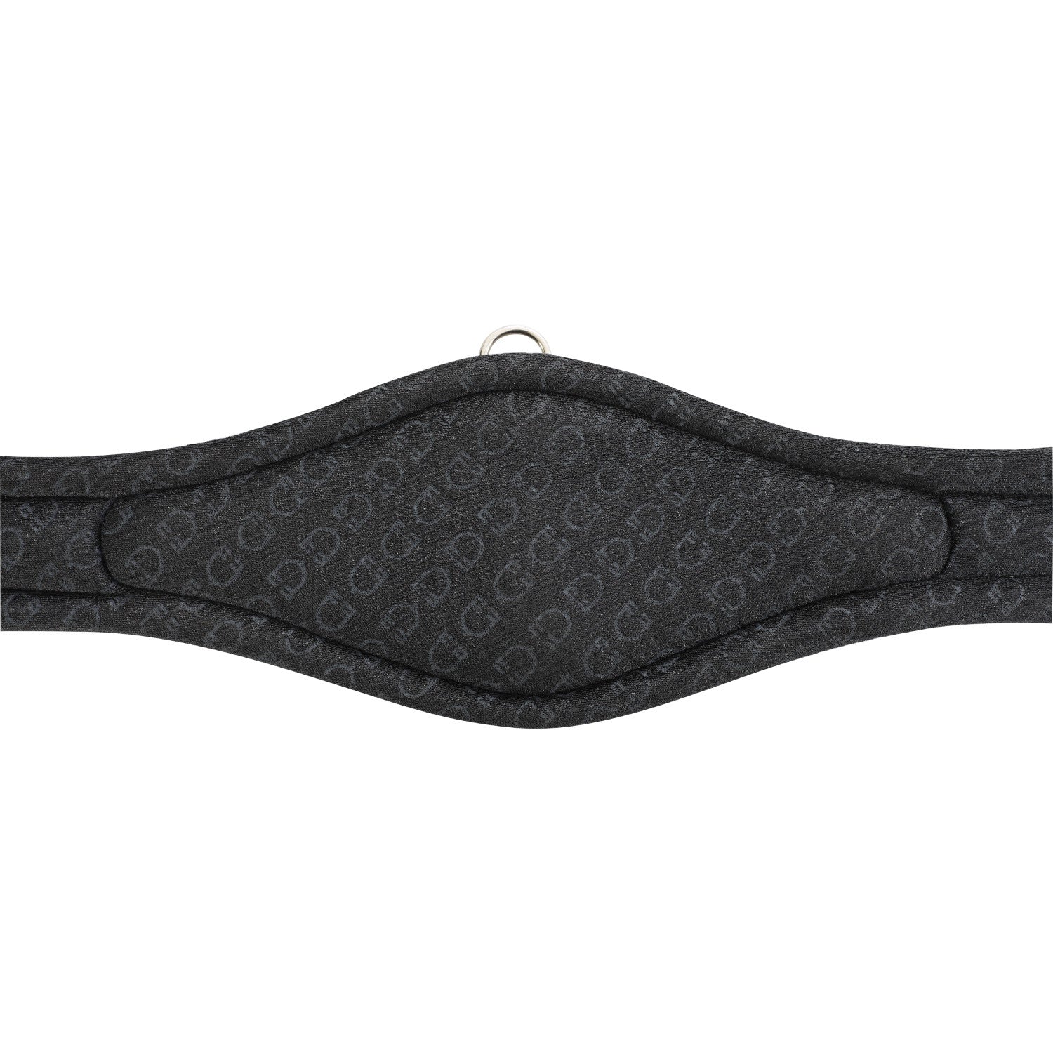 Jumping girth shaped leather