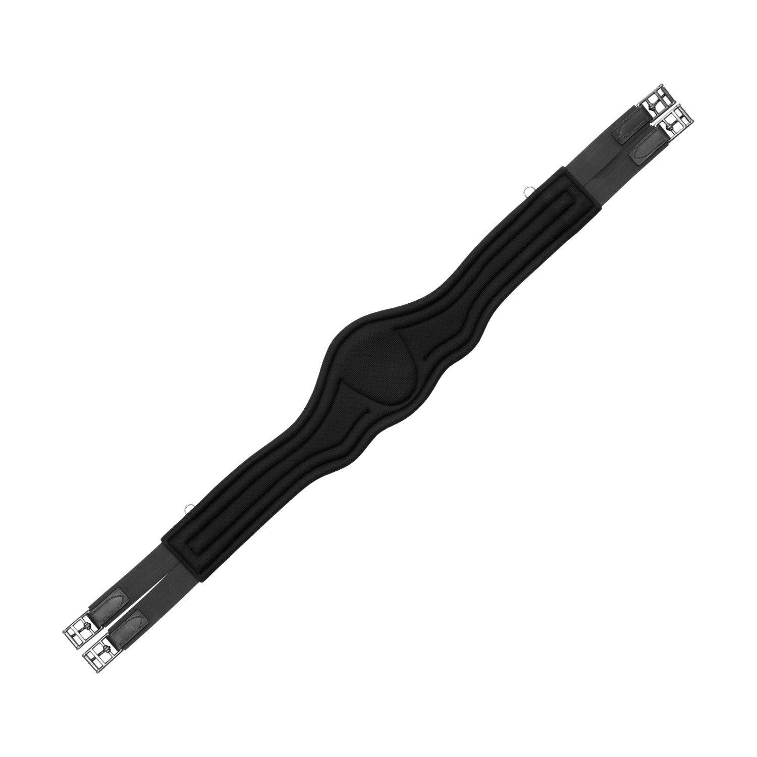 Jumping girth contoured leather