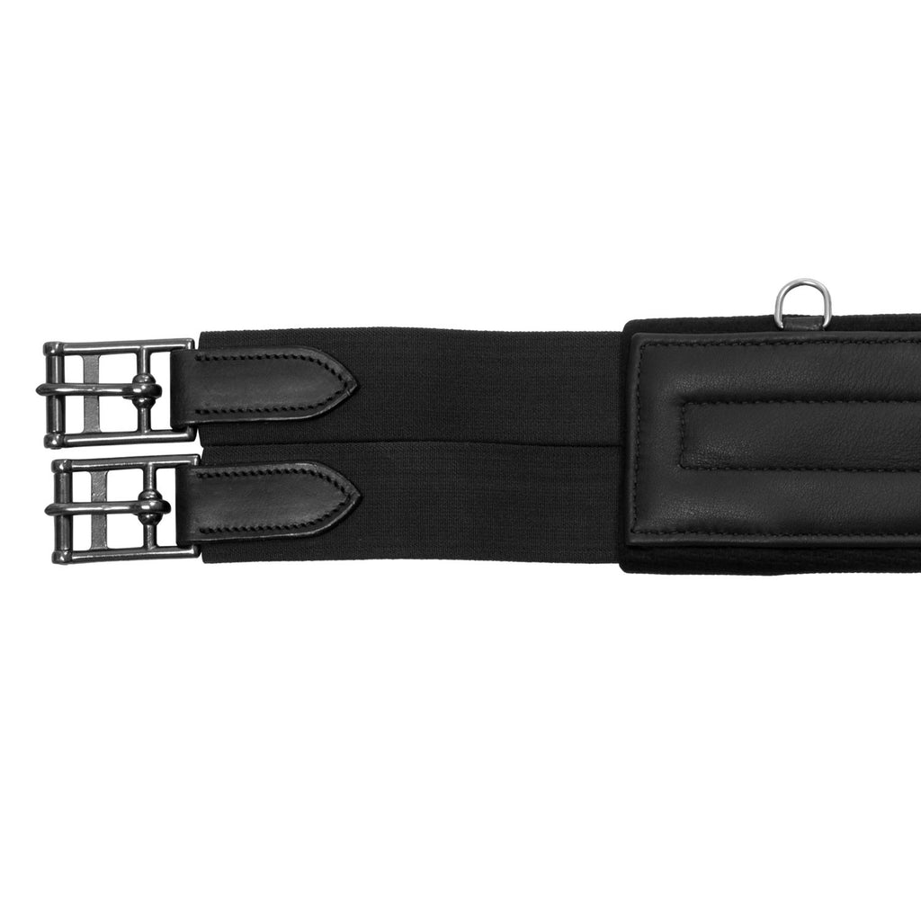 Jumping girth contoured leather