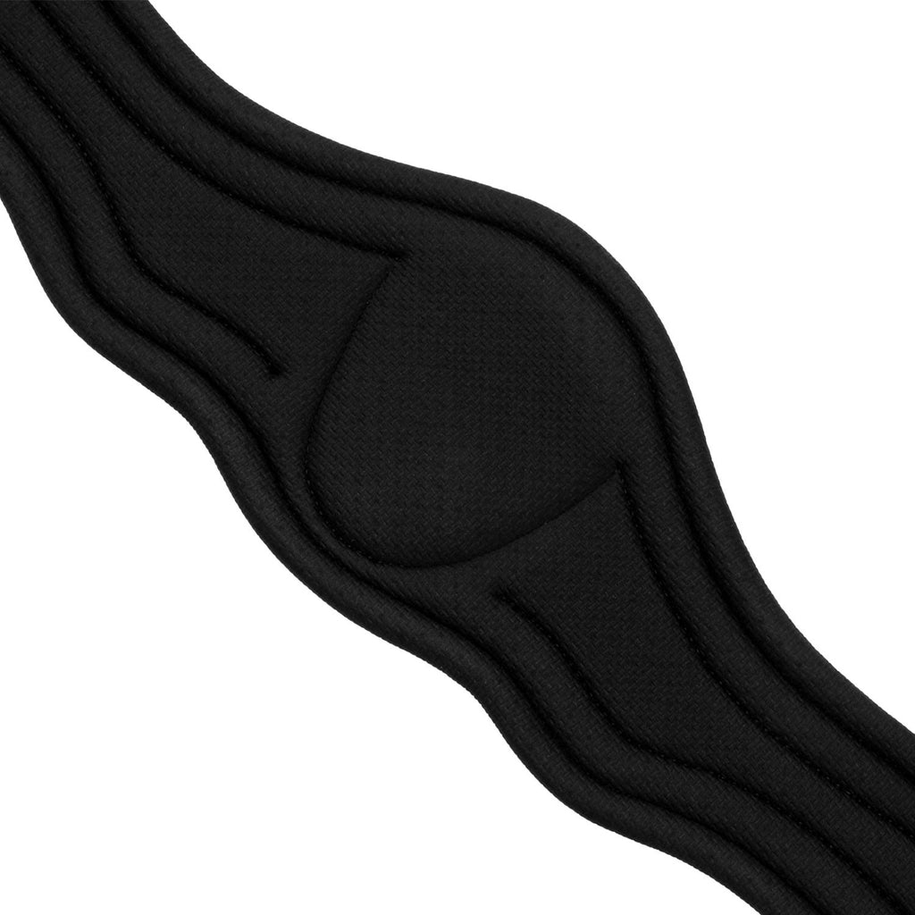 Jumping girth contoured leather