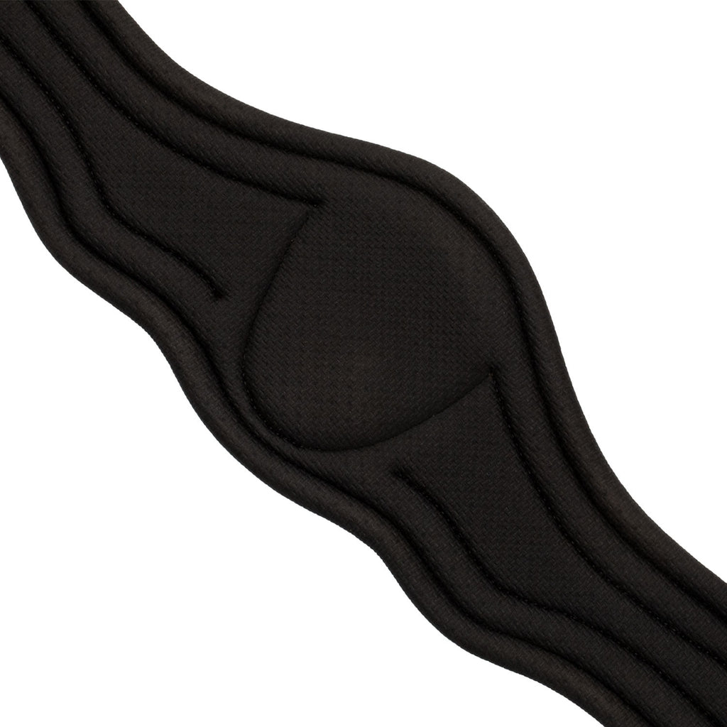 Jumping girth contoured leather