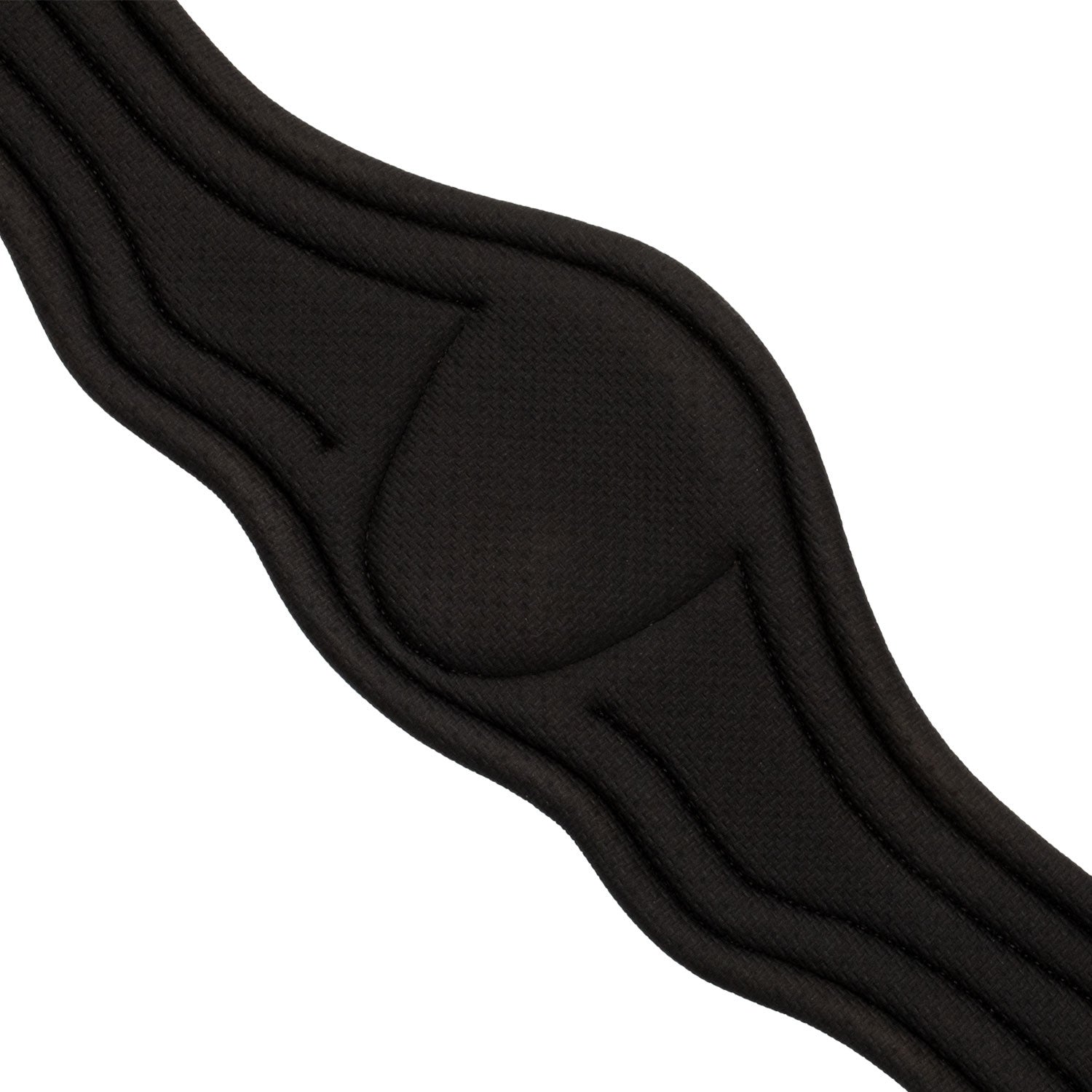 Jumping girth contoured leather