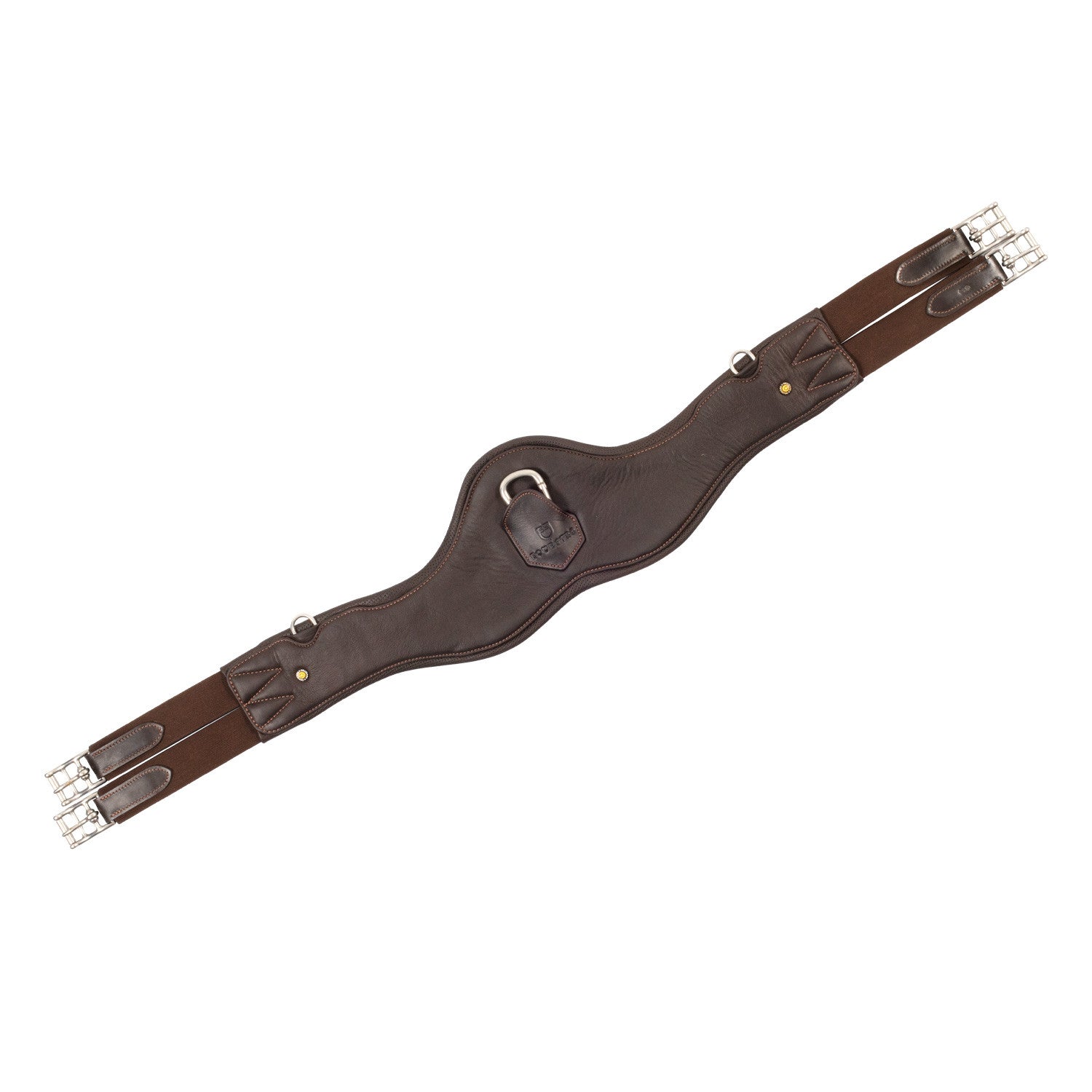 Equestro Shaped leather jumping girth