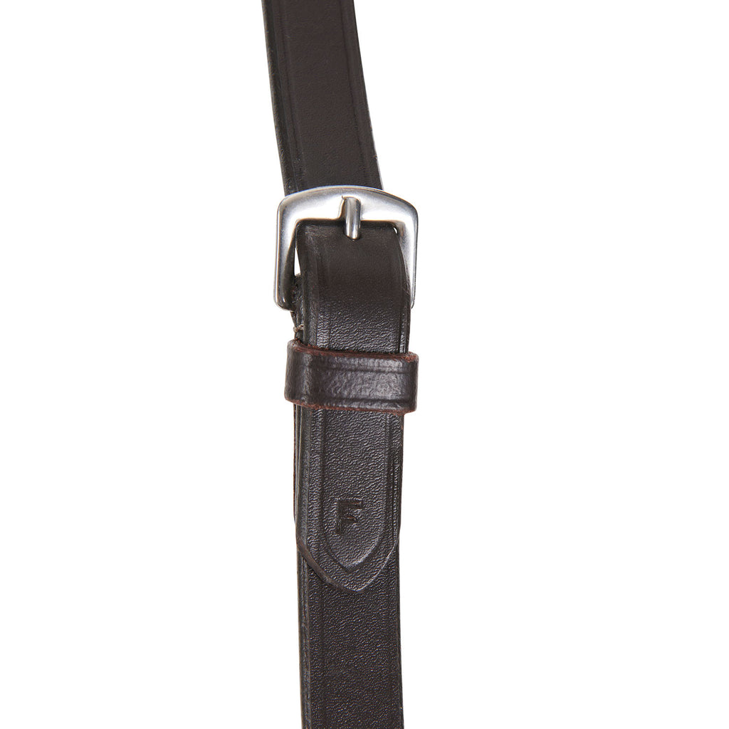 Dressage leather double reins