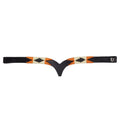 Leather browband with navajo decoration