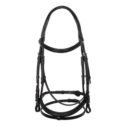 Equestro ANATOMIC LEATHER BRIDLE BLACK FITTING