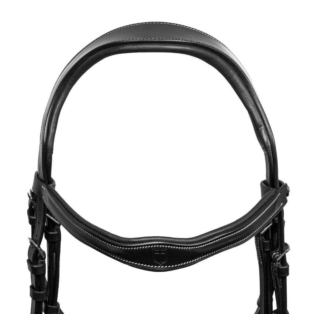 Anatomical bridle with logo