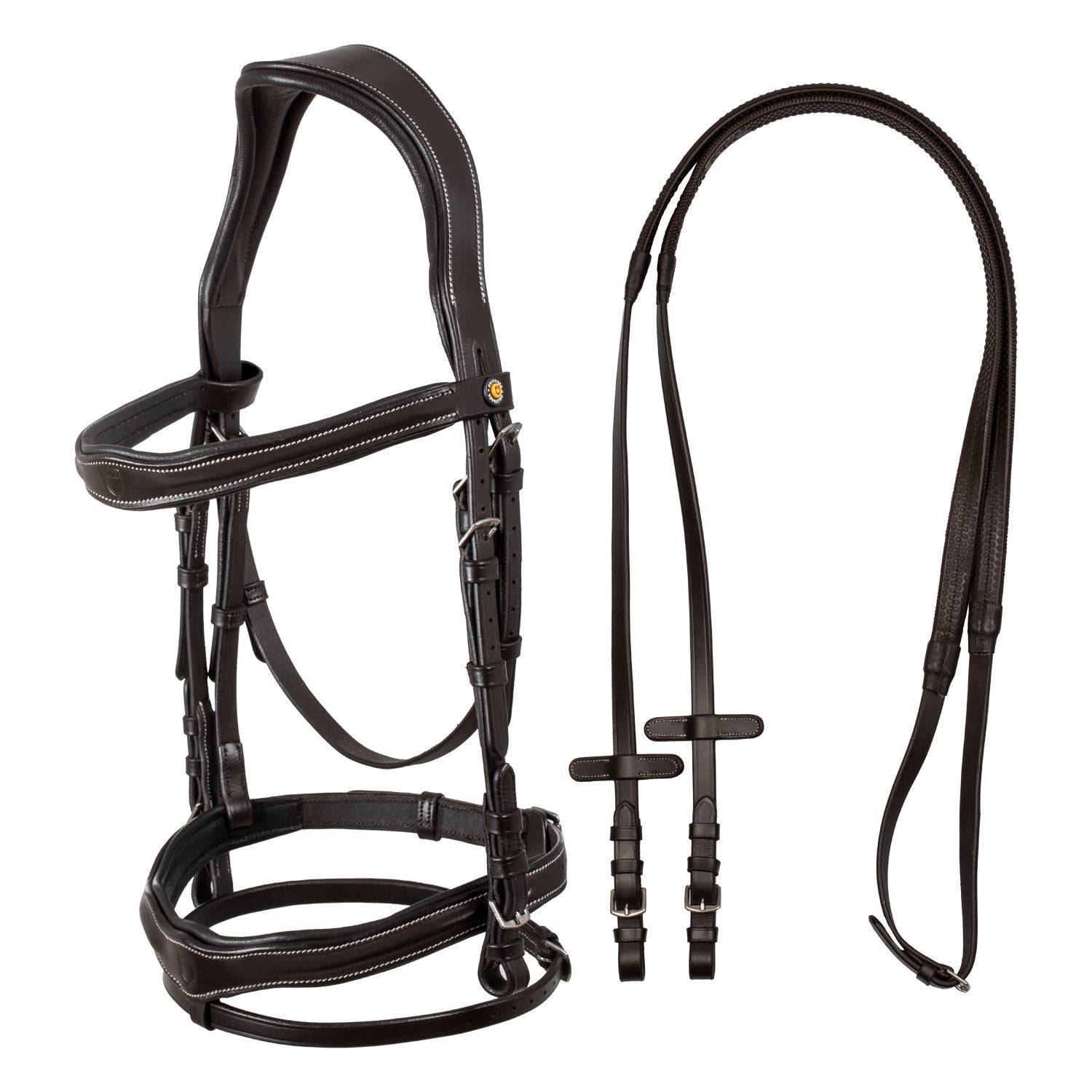 Equestro Anatomical bridle with logo