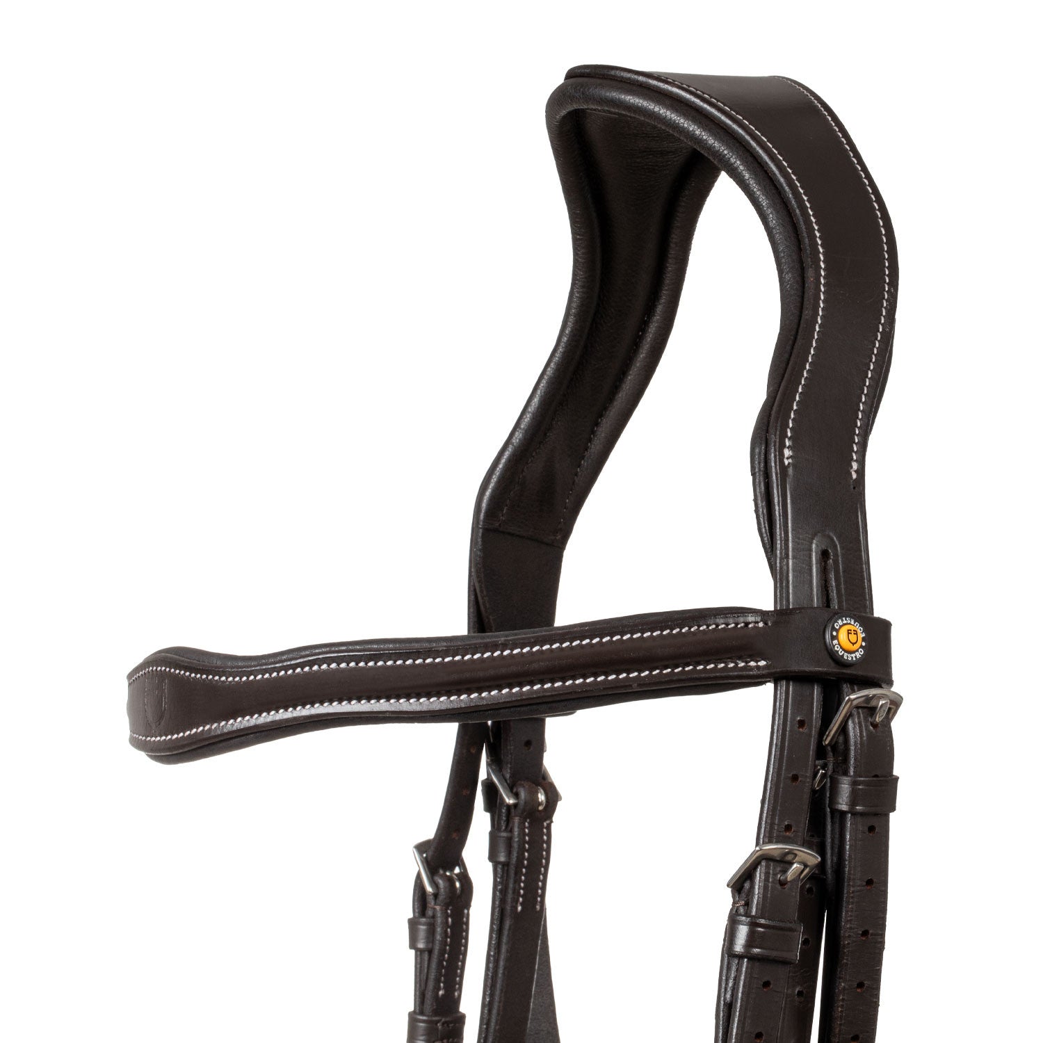 Anatomical bridle with logo