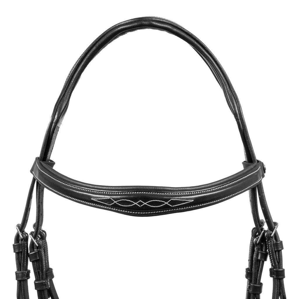 Bridle in soft stitched leather
