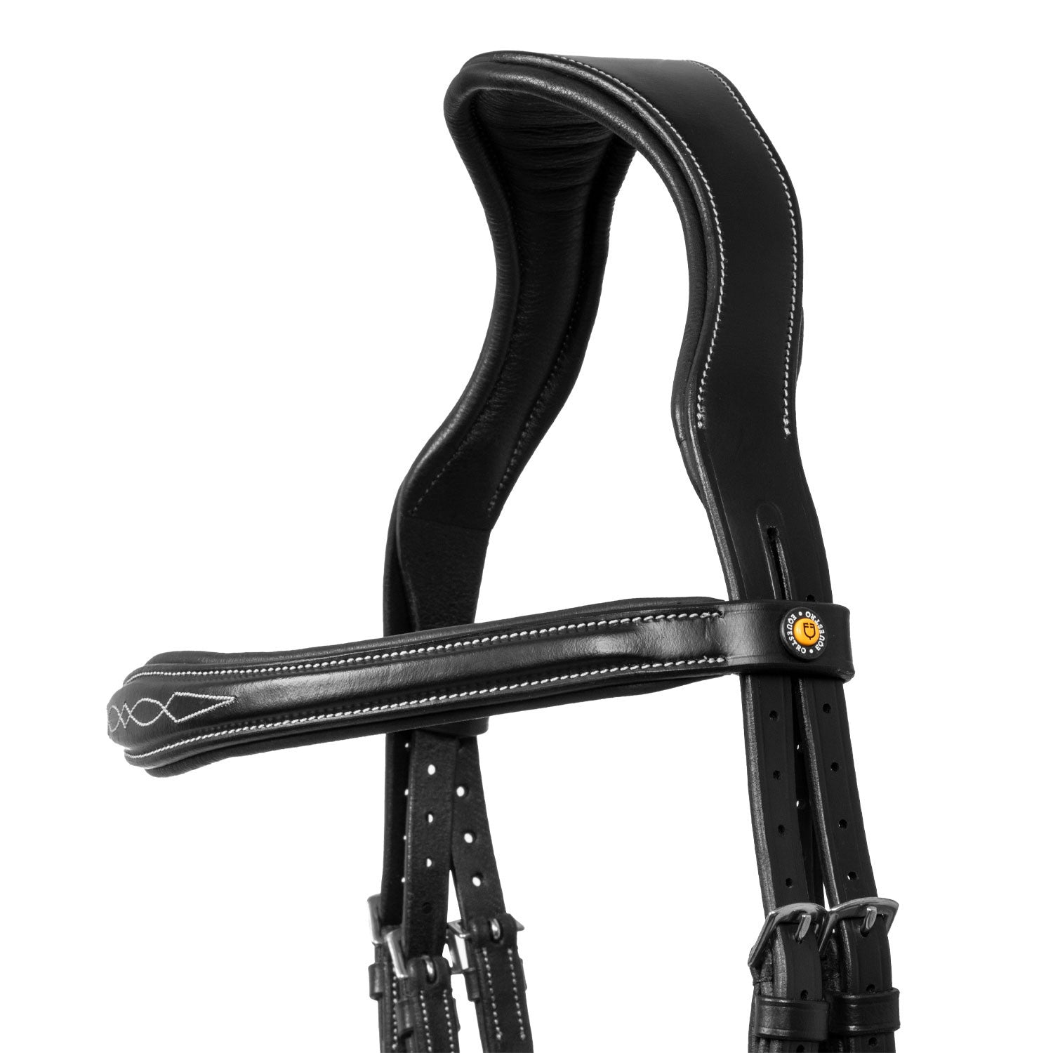 Bridle in soft stitched leather