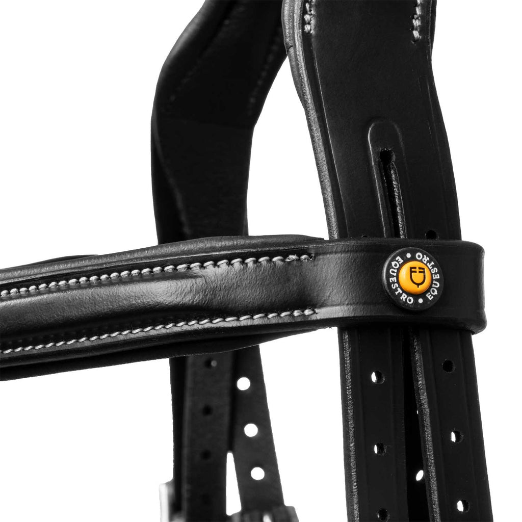 Bridle in soft stitched leather