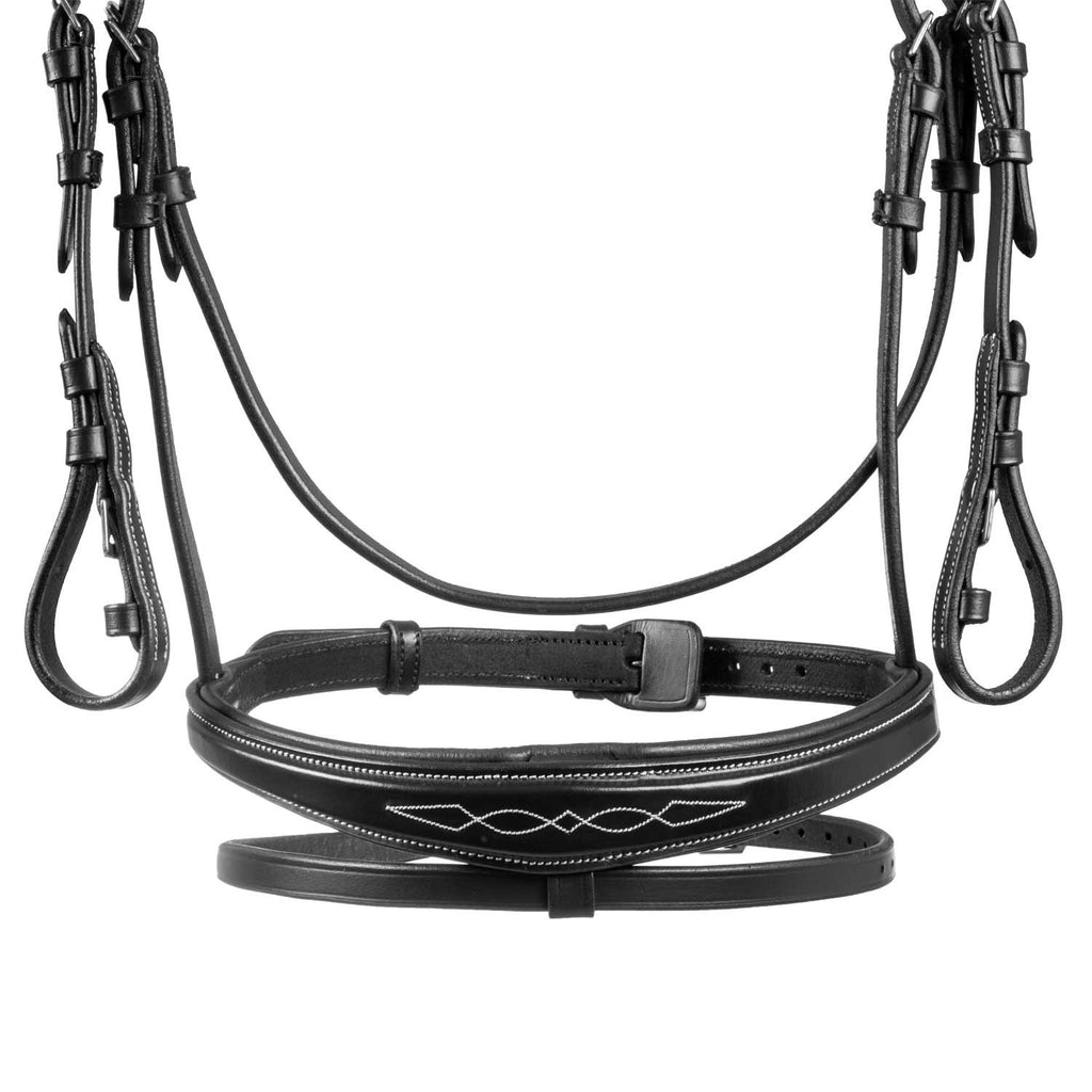 Bridle in soft stitched leather