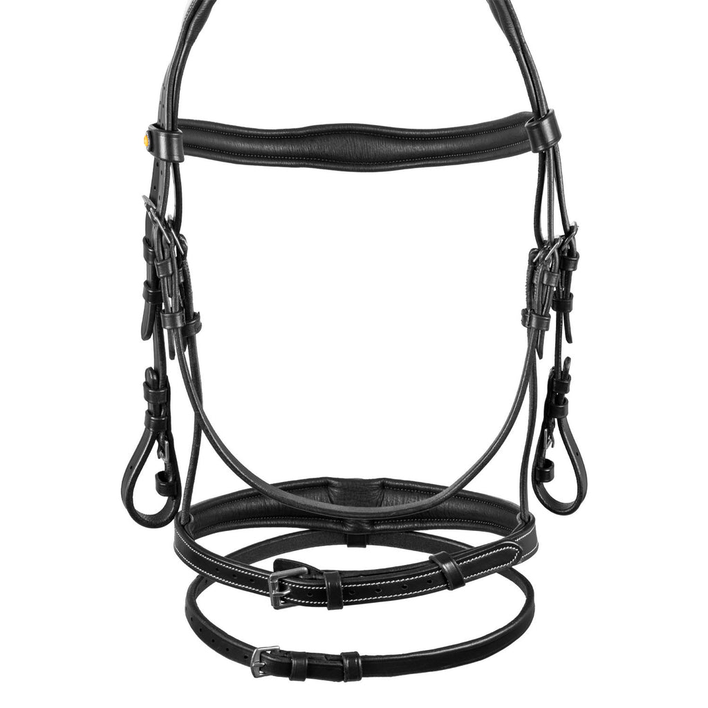Bridle in soft stitched leather