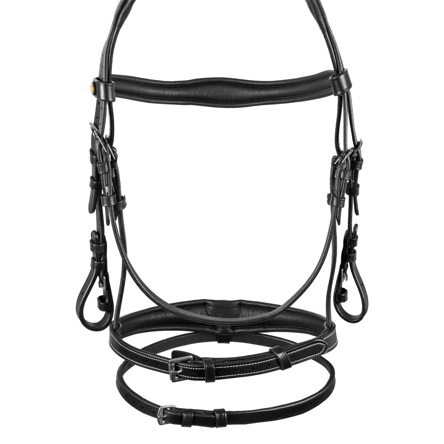 Bridle in soft stitched leather
