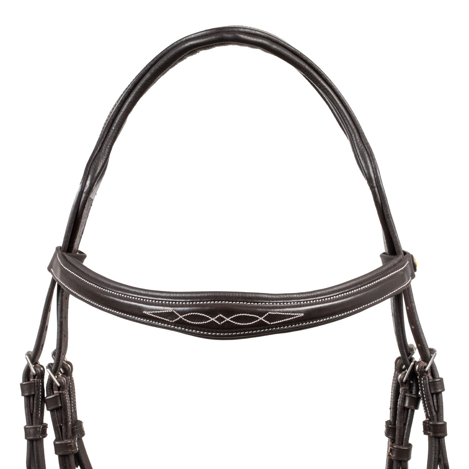 Bridle in soft stitched leather