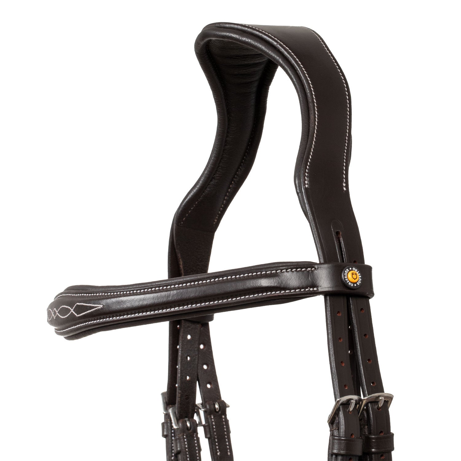 Bridle in soft stitched leather