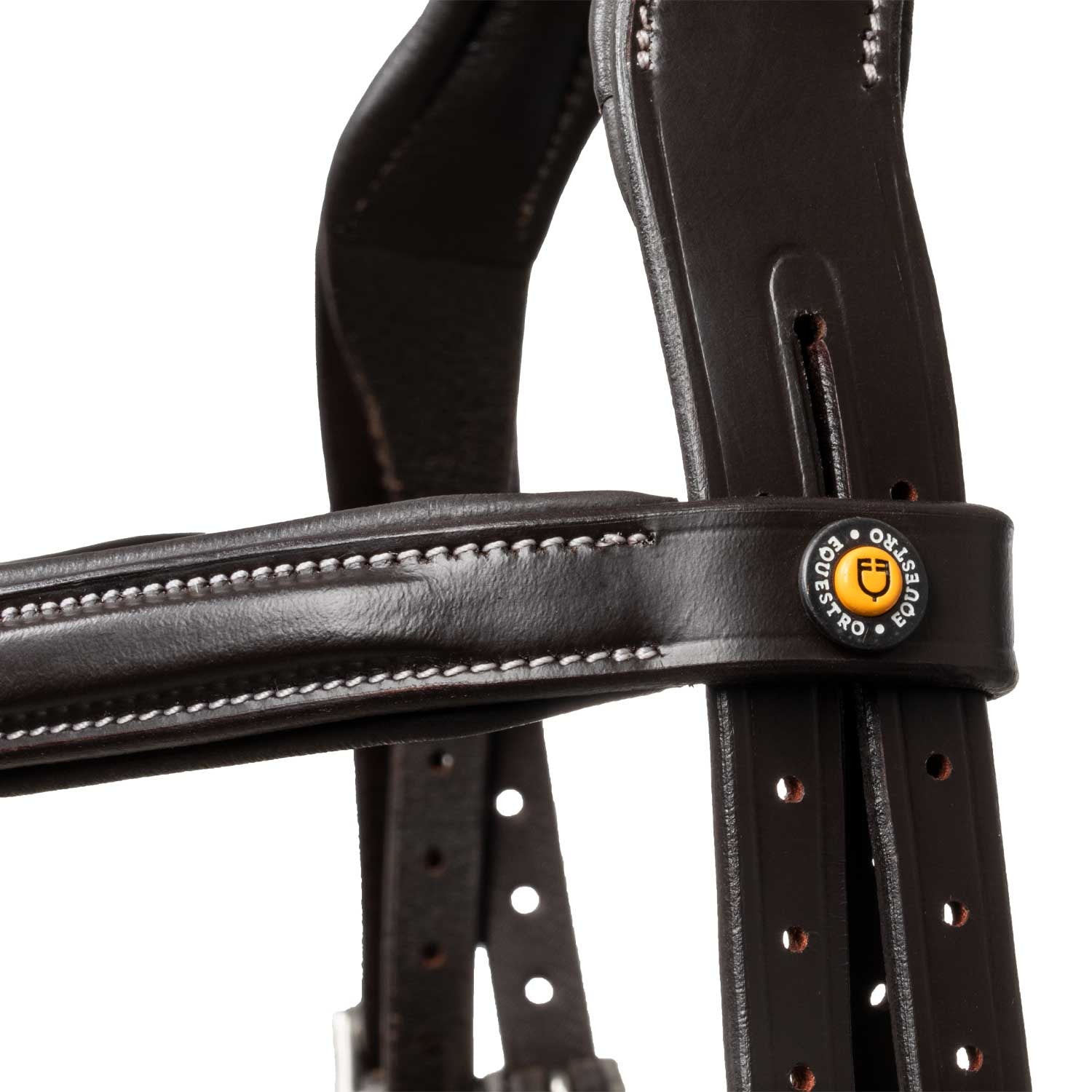 Bridle in soft stitched leather