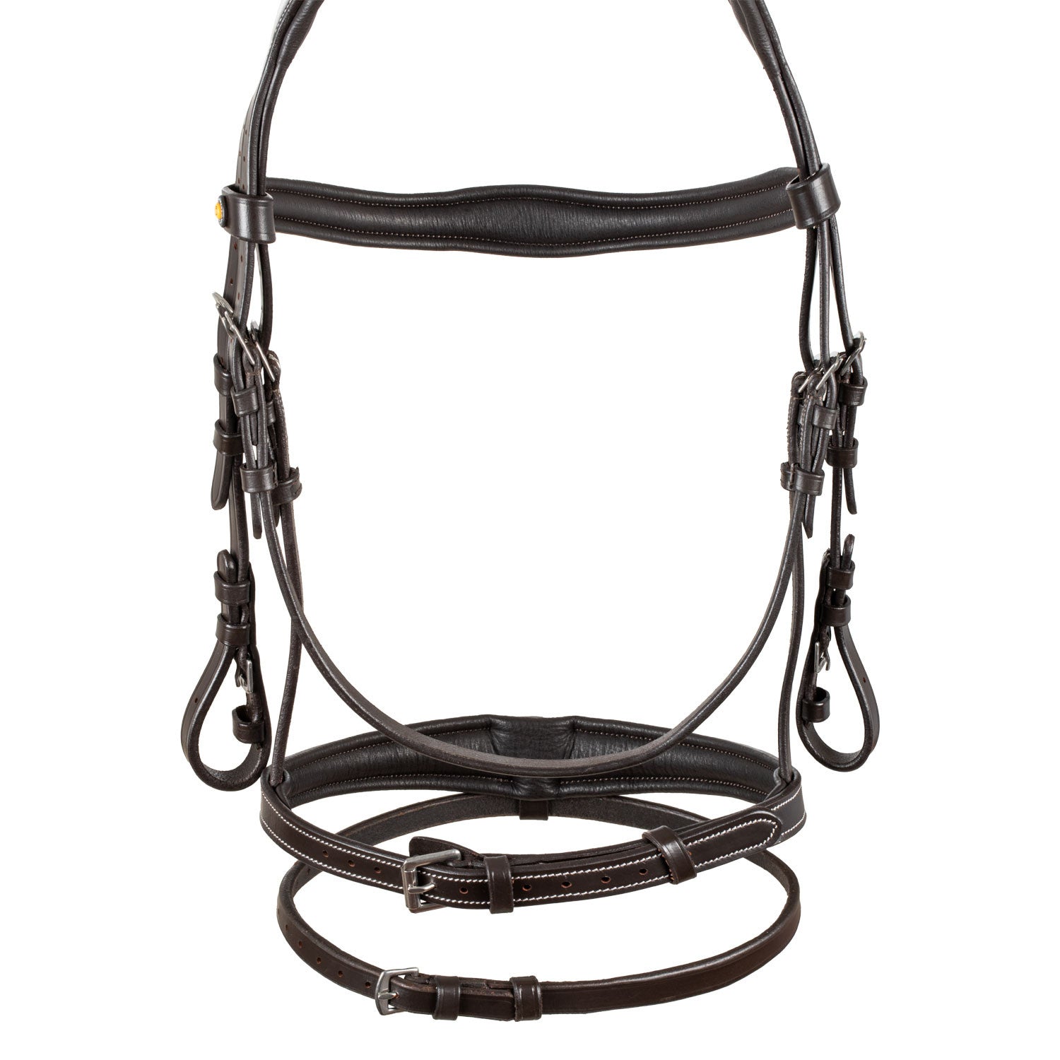 Bridle in soft stitched leather
