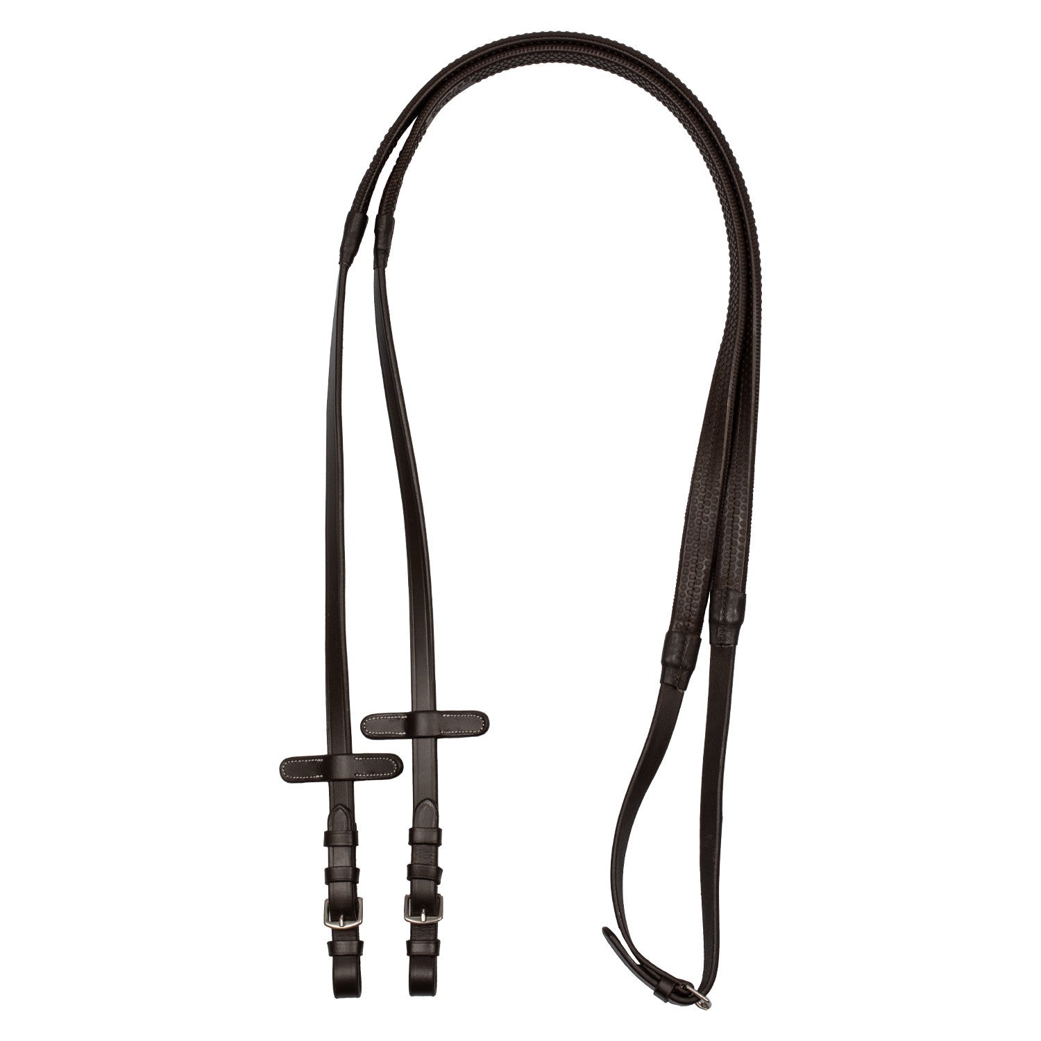 Equestro Leather and rubber reins