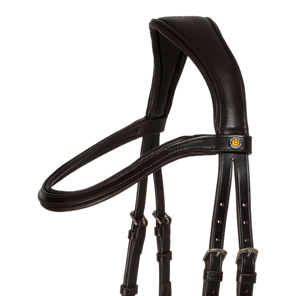 Collegiate comfitec anatomic leather bridle