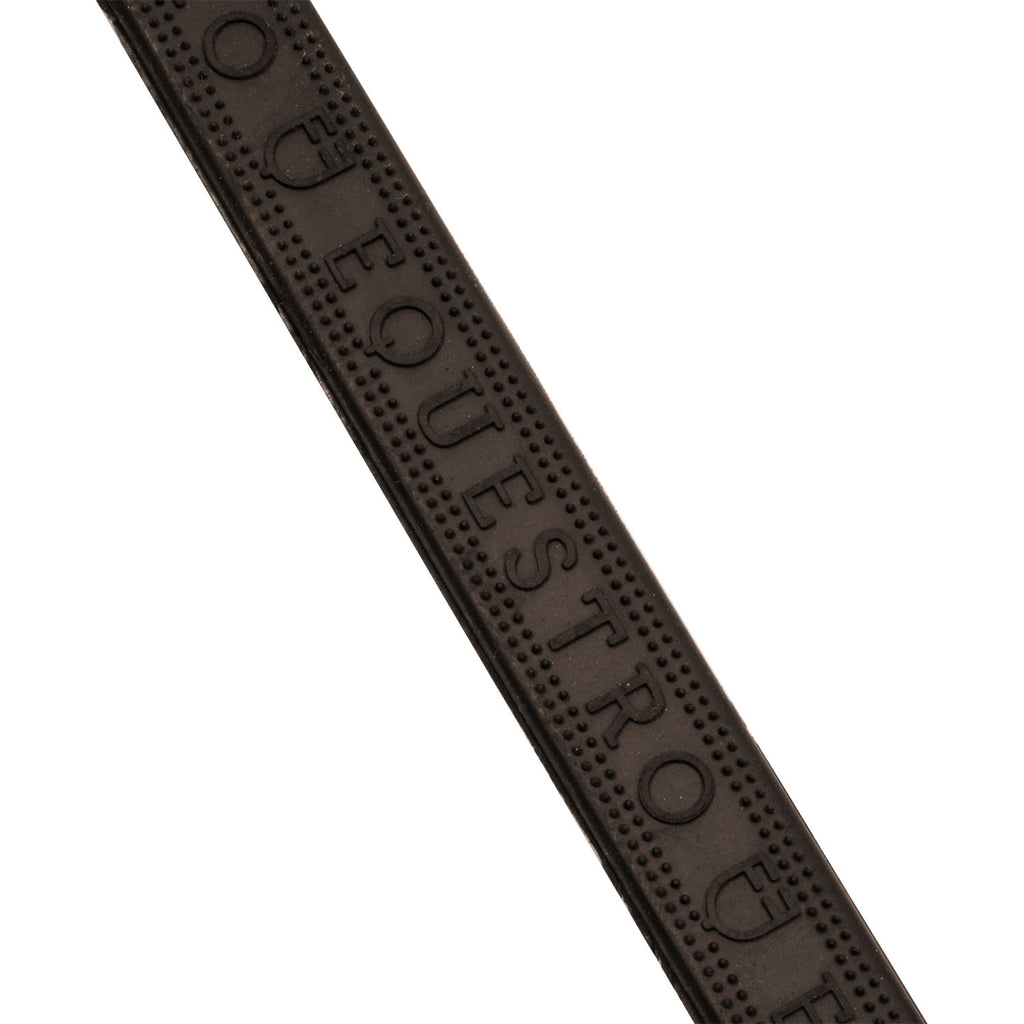 Solid lettering grip rubber reins silver fitting