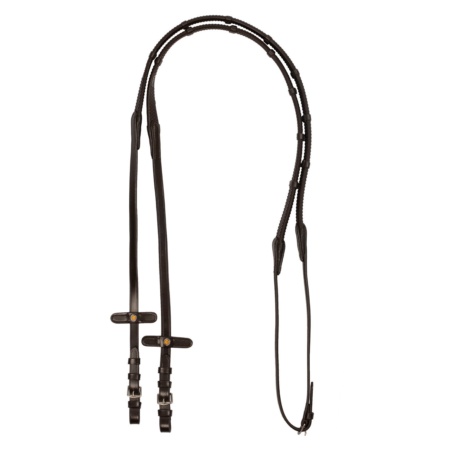 Equestro EVENTA RUBBER REINS WITH STOPPER