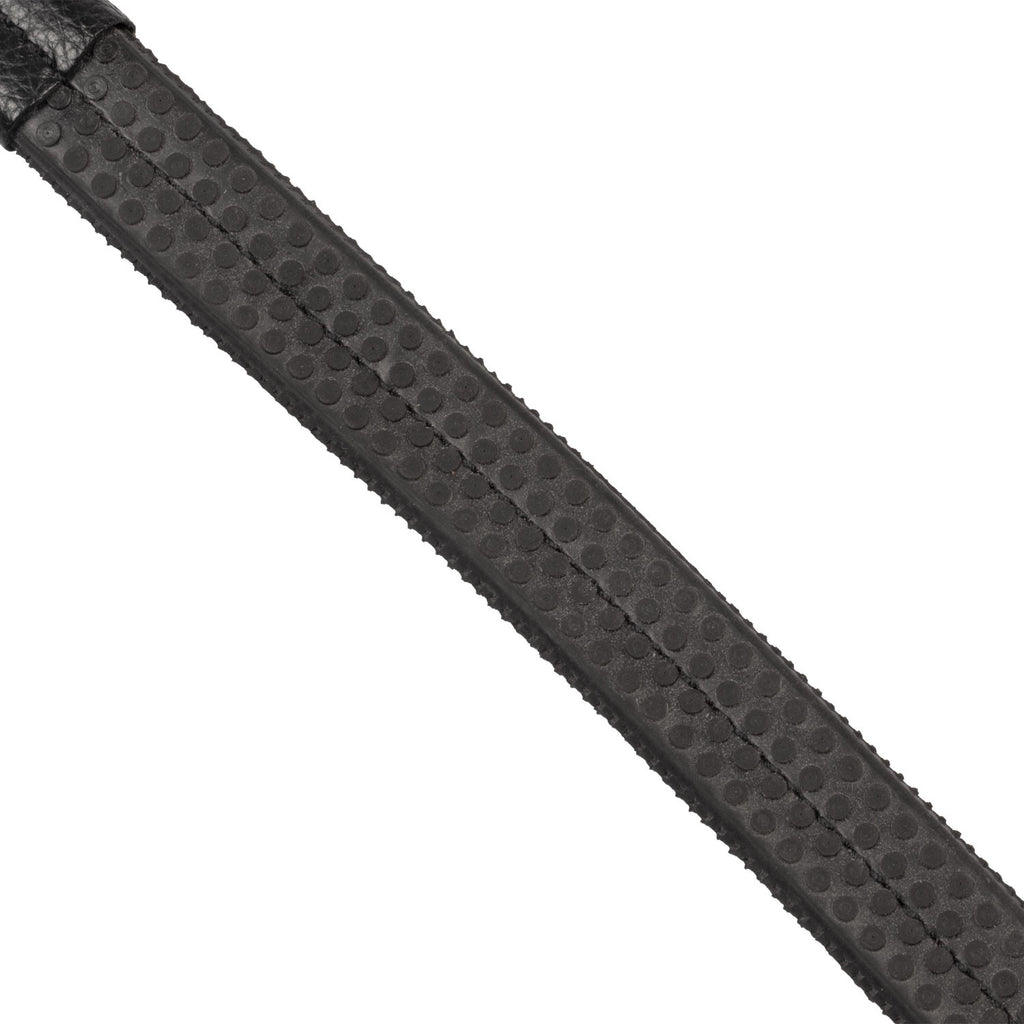 Leather bridle with black clincher