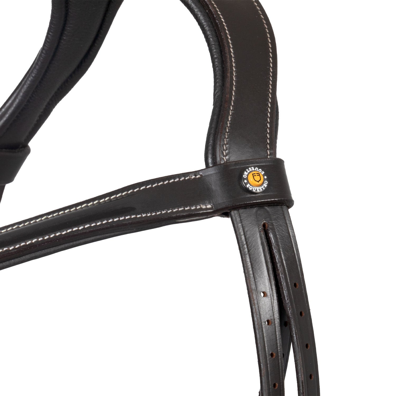 Anatomical bridle with curved noseband